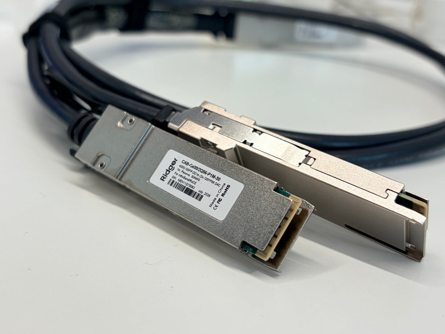 400G to 2×200G Breakout DAC