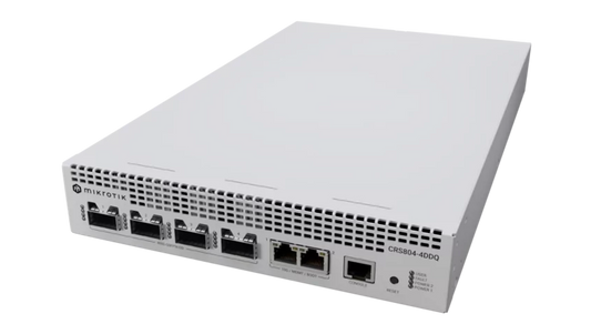 Mikrotik CRS804 DDQ, 4-Port 400G QSFP-DD Ethernet Switch